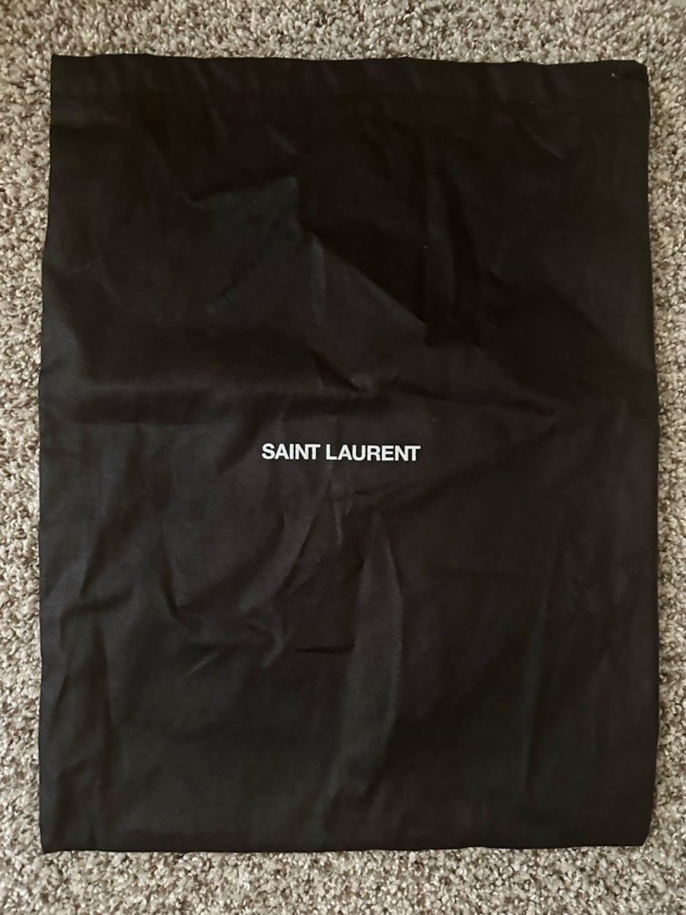 Saint Laurent Black Fabric Logo Dust Bags (2) - Picture 2 of 9